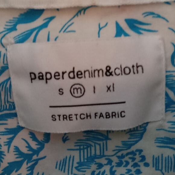 Paperdenim&cloth floral button down collared shirt. MEDIUM - Picture 2 of 8